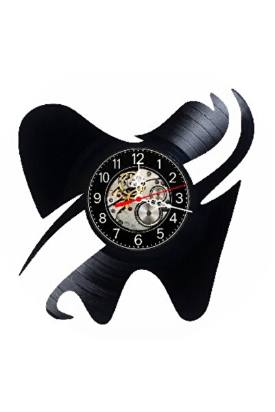 OEM Decorative Wall Clock Made from Vinyl Record, Dentistry Molar Tooth Model...