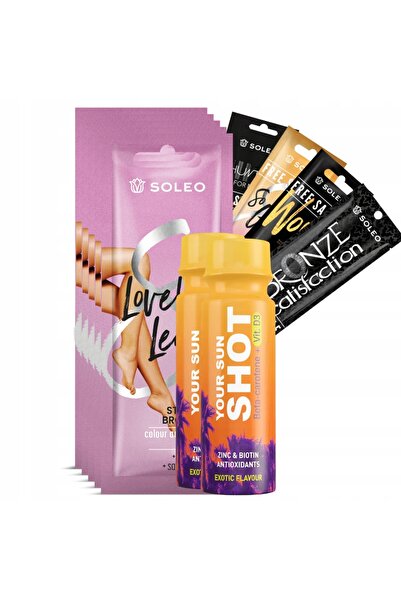 Soleo Lovely Legs 5x10ml Bronzer puternic pentru picioare + Cadouri