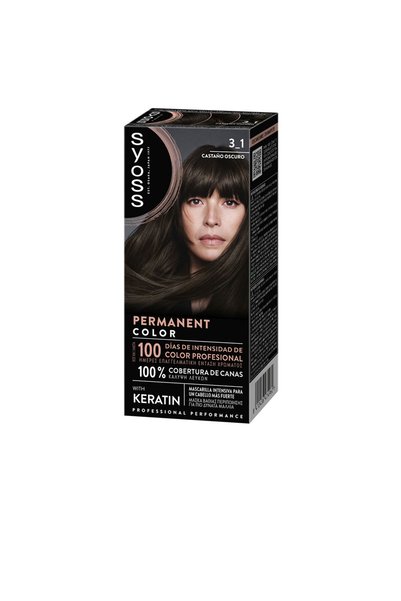 Syoss CULOARE PERMANENTĂ # 3.1-Castaño Oscuro 1 u