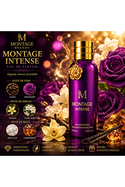 Montage Brands Parfum Premium Dama Montage Intense 100 ml, Floral Oriental, V...