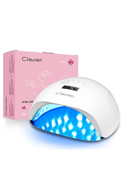 Clavier Lampă de manichiură Q12 UV/LED 48W - Albă
