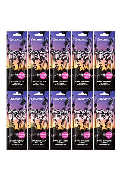 supertan California Hollywood Legs Bronzer x10 bucăți