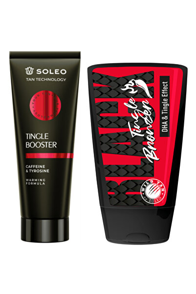 Soleo Tan Technology Accelerator de bronz cu senzație de picurare + Wild Tan ...