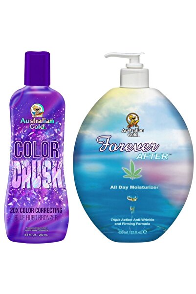 Australian Gold Color Crush Blue + Forever After după plajă