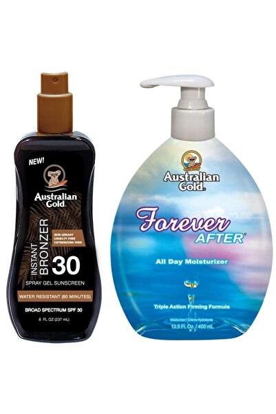 Australian Gold Spray Gel Bronzant SPF30 + Forever After 400ml