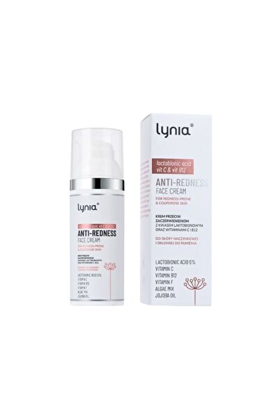 Lynia Cremă anti-roșeață și anti-rid cu Acid Lactobionic și Vitamina B12 50ml