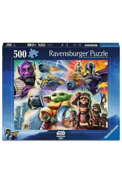 RAVENSBURGER Пъзел Междузвездни войни Мандалорецът и Грогу 500 части