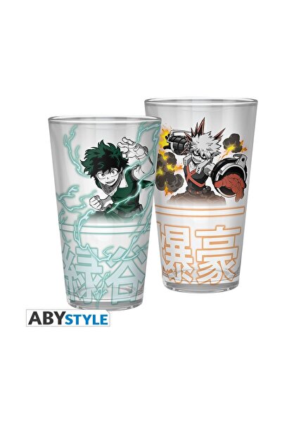 Abysse My Hero Academia: Izuku & Bakugo 400ml Large Glass (ABYVER152)