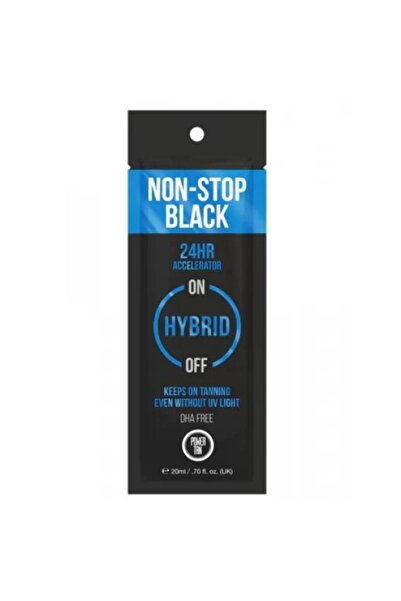 Power Tan Accelerator Hibrid Negru Non-Stop 20ml