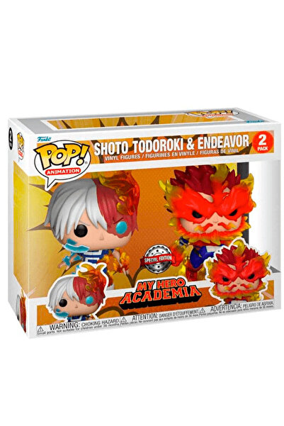 Funko Pachet POP 2 My Hero Academia Shoto Todoroki și Endeavor Exclusiv