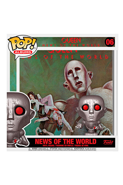 Funko Figurină POP Queen News of the World cu copertă de album