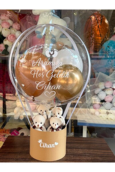 baloonluxury Kişiye Özel Ayıcık ve Balon Hediye