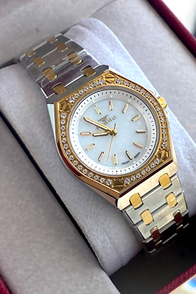 FERRO Women's wristwatch steel band waterproof 2 years warranty boxed