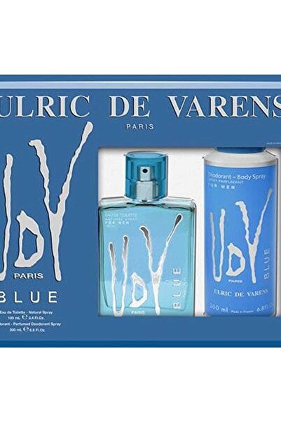 Ulric De Varens Blue (EDT 100ml + Perfumed Deodorant 200ml)