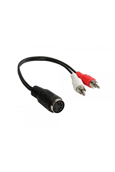 goobay Adapter cable 2x RCA to 5 pin DIN female 20cm