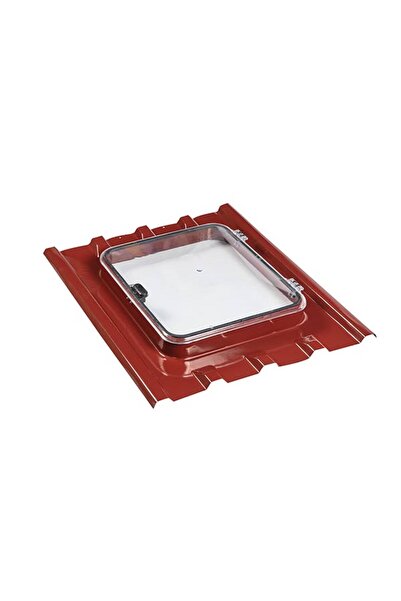 Metal Trapez Çatı Çıkış Kapağı Bordo