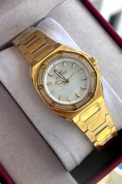 FERRO Women's wristwatch steel band waterproof 2 years warranty boxed