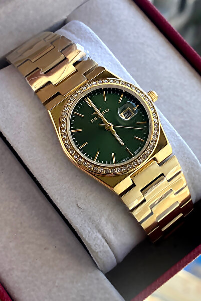 FERRO Women's wristwatch steel band waterproof 2 years warranty boxed