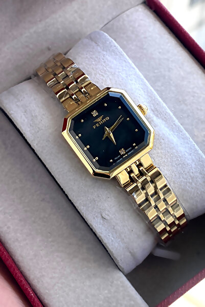FERRO Women's wristwatch steel band waterproof 2 years warranty boxed