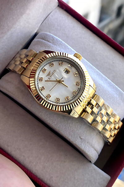 FERRO Women's wristwatch steel band waterproof 2 years warranty boxed
