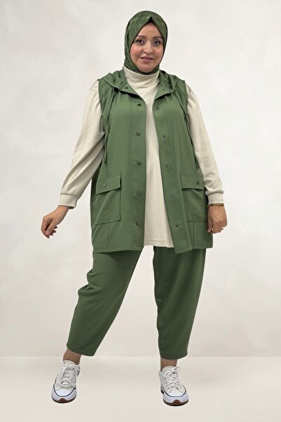Eslina 67057 Plus Size Vest-Pants Nora Set - Nefti
