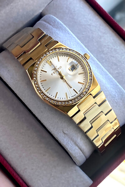 FERRO Women's wristwatch steel band waterproof 2 years warranty boxed