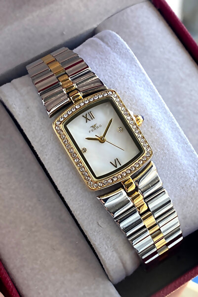 FERRO Women's wristwatch steel band waterproof 2 years warranty boxed