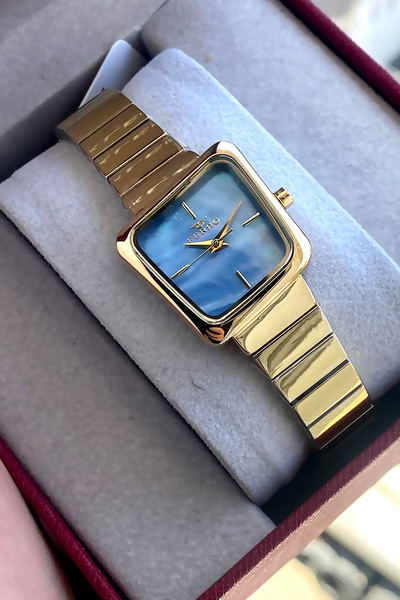 FERRO Women's wristwatch steel band waterproof 2 years warranty boxed