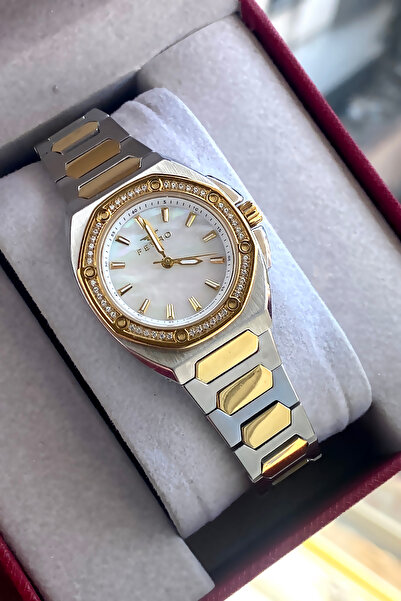 FERRO Women's wristwatch steel band waterproof 2 years warranty boxed