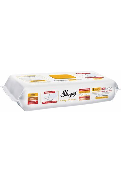 Sleepy Easy Clean Arap Sabunu Katkılı Mopa Uyumlu Yer Temizlik Havlusu&Mendil...