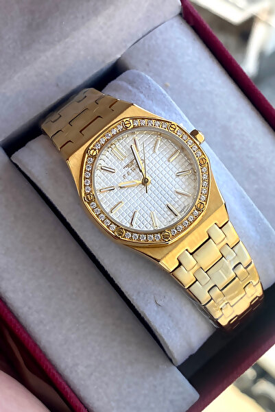 FERRO Women's wristwatch steel band waterproof 2 years warranty boxed