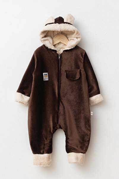 KUZENLER BEBE BEBEK İÇİ WELTSOFT DIŞI KADİFE KAPÜŞONLU UYKU TULUMU&ASTRONOT T...
