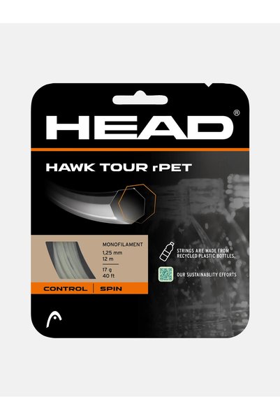 Head Hawk Tour rPET 1.25 12m Tenis Kordajı