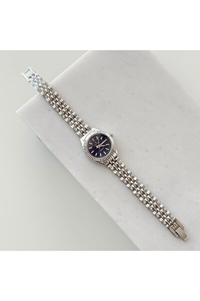 Vesce Atelier Segeta Silver Watch Navy Blue