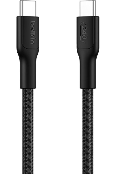 GENERAL Belkin Eco Braided Usb-C to Usb-C Cable (1m, 240W) - Flexible, Fast C...