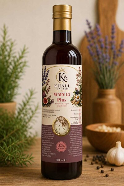 Genel Markalar KHALL MAHZEN WMN 15 PLUS BİTKİ VE MEYVE ÇEŞNİLİ SİRKE 500 ML