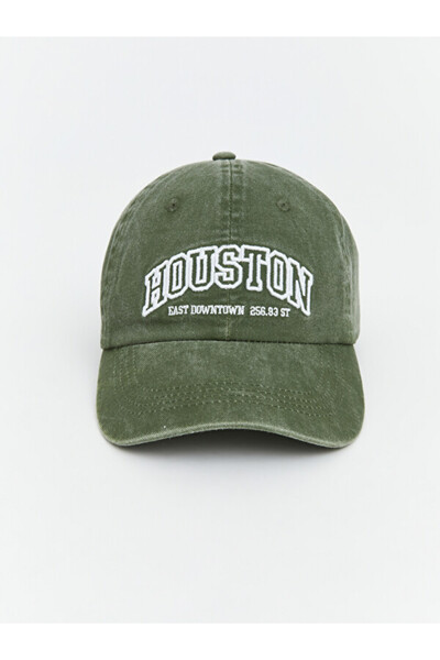 LC Waikiki Rmz Gi̇yi̇m Farkiyla Houston Letter Embroidered Men's Cap Hat