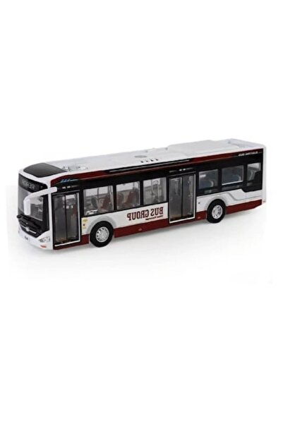 MASHASHOP Метален, градски, електрически автобус, подвижни врати, мащаб 1:42,...