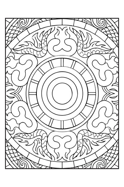 Cotomag Universul Mandalelor – 100 de Mandale Complexe de Colorat pentru Întreaga Familie | Carte de Colorat cu Mandale pentru Copii și Adulți