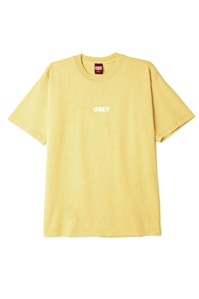 Obey Ανδρικό T-shirt Έντονο Βαρύ Ύφασμα Βαφή Πιγμέντου S