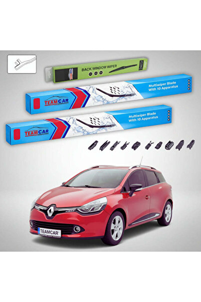 TEAMCAR Windshield wipers Renault Clio IV Grandtour Break 2013-2021 | Front a...