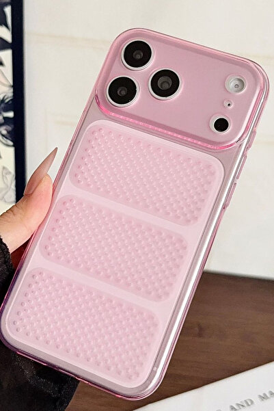WANNA PROTECT Iphone 17 Pro Uyumlu Kamera Çıkıntılı Korumalı Yumuşak Havaland...