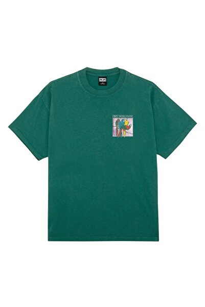 Obey Ανδρικό T-shirt  "Σεβασμός & Προστασία " Βαρέως Τύπου S
