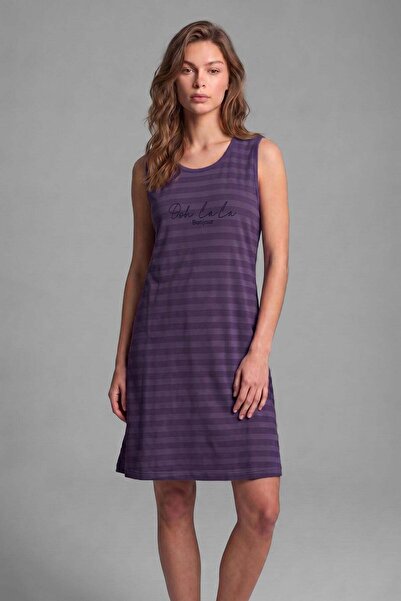 Aytuğ&Mısırlı Egyptian Women's Cotton Blend Home-Beach Dress Purple