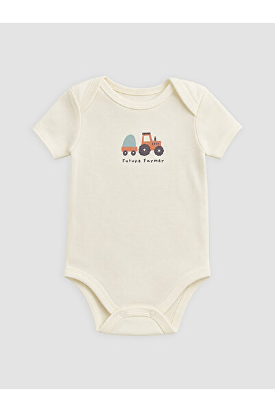 LC Waikiki Baby Boy Printed Snap Body