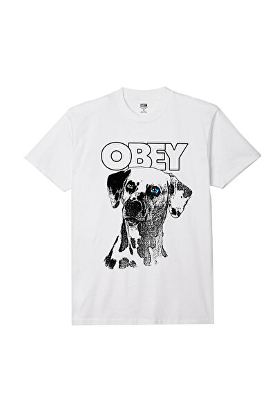 Obey Ανδρικό Κλασικό T-shirt Δαλματίας S