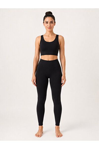 ARMAĞANİKA Women's Flat Thick Strap Supported Crop Sports Bustier Flexible Da...