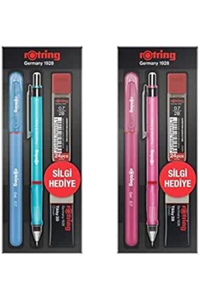 Rotring Visuclick Jel Okul Seti (Mavi + Pembe, 2x0.7mm)