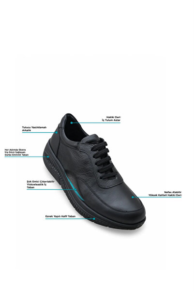 Mery Kadın Konfor Ayakkabısı Hakiki Deri Comfort Sneaker
