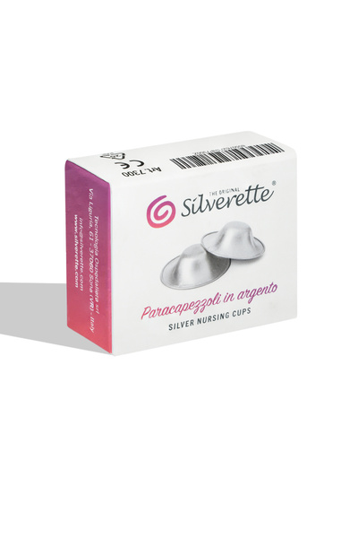 Silverette ® Orijinal Gümüş Göğüs Ucu Koruyucu Kapakları Standart Beden